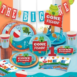 *Fisherman 1st Birthday SUPERSAVER Party Pack for 8